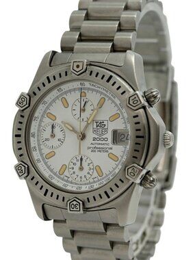 Tag Heuer 29mm Ladies Automatic SEL Link Silver Dial Swiss SS Watch Ref: WG2310! TAG HEUER WG2310 Cell Date Automatic Ladies Wristwatches  main image 2